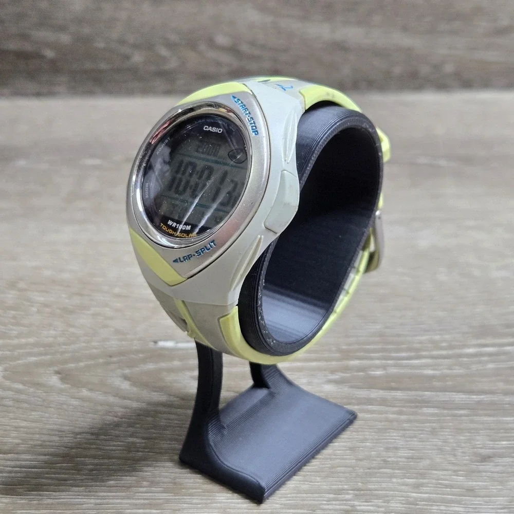 Casio PHYS STR-200 Tough Solar Digital Watch WR100M Lap Memory 60 Tested